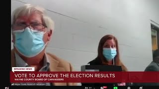 Vote to approve election results