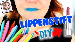 VERRÜCKTE Lippenstifte aus WACHSMALSTIFTEN selbst herstellen! ❤ DIY Experiment | Spielzeugtester