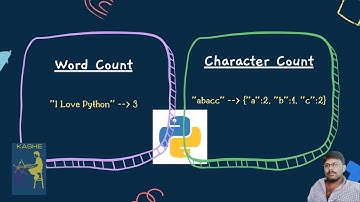 Word Count and Character Count using Python