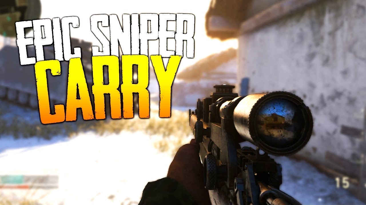Epic Sniper Carry! - CoD: WWII Road to Commander (10th Prestige!) S1 Ep ...