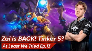 Zai TINKER HARD SUPPORT 5 Pos | Dota 2 7.35d Pro Gameplay