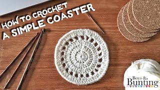 How To Crochet A Simple Coaster