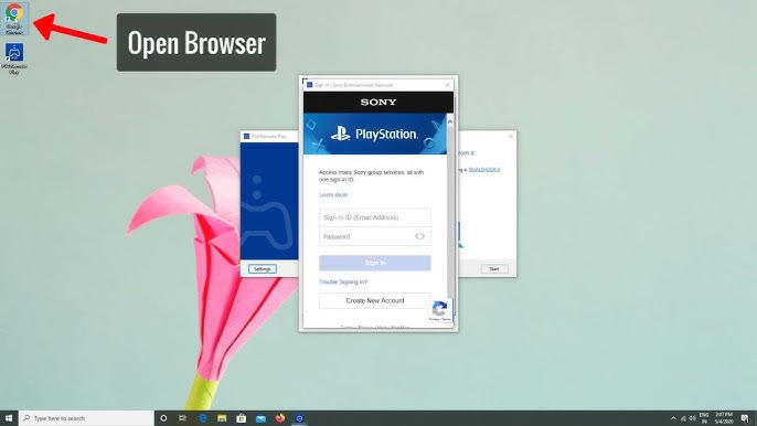 Cannot log into sony playstation account on PC : r/remoteplay