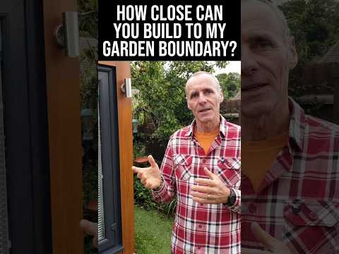 How close to a fence or boundary can the studio be built?