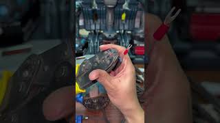 Pro tip: Crimp terminal lugs for a solid, secure connection! 🔌#powertools #diy #mennharit
