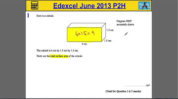 Edexcel Maths P2 June 2013 Higher Q1