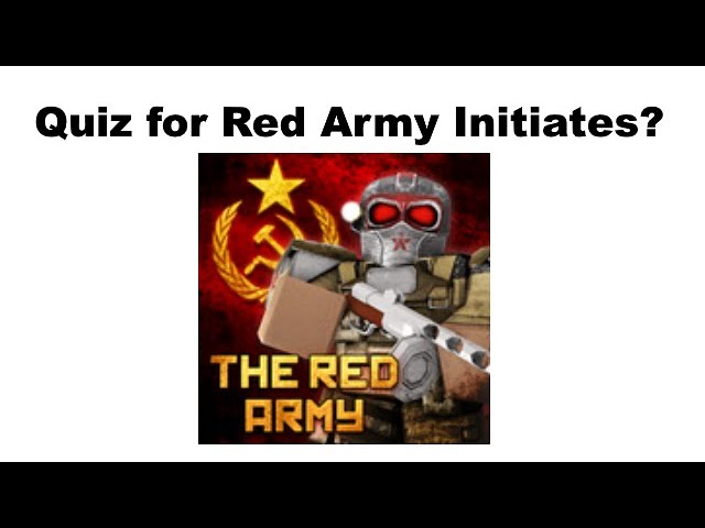 Quizes For Red Army Initiates In Military Simulator Youtube - military simulatorhow to be at red army and how to rank uproblox