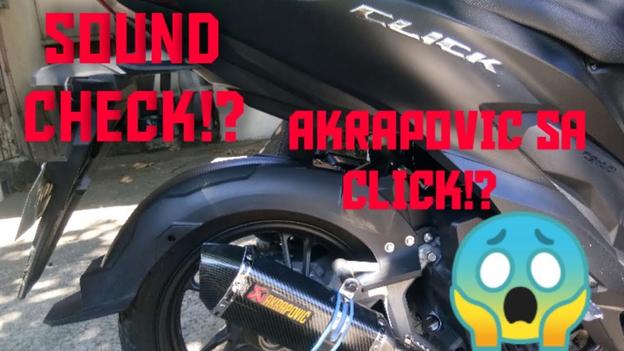 HONDA CLICK 150 WITH AKRAPOVIC MUFFLER l Lakwatchero Motovlog | ( Prod. by Soulker )