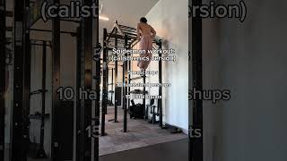 You think I can break his record doing the same workout #spiderman #cindyworkout #calisthenics