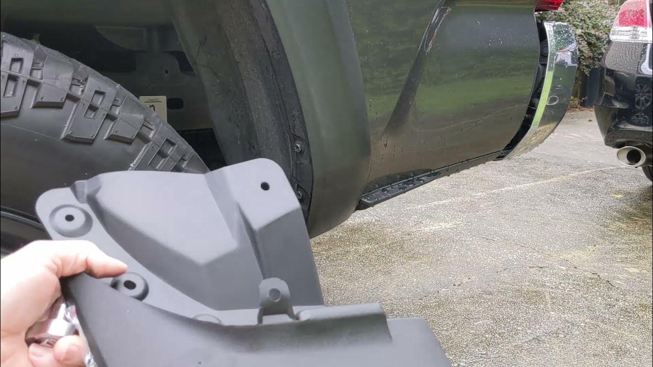 Installing Mud Flaps on 3rd Gen YouTube