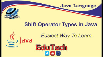 Shift Operators- Learn Java Part_13 |EduTech|