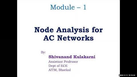 Network Theory (18EC32) | Module 1 | Node Analysis for AC Networks Problem 3 | VTU