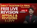 CA Final I Appeals &amp; Revisions I Equalisation Levy | Revision Series I SEP 25 I  Live Stream