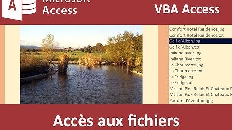 Accéder aux fichiers d
