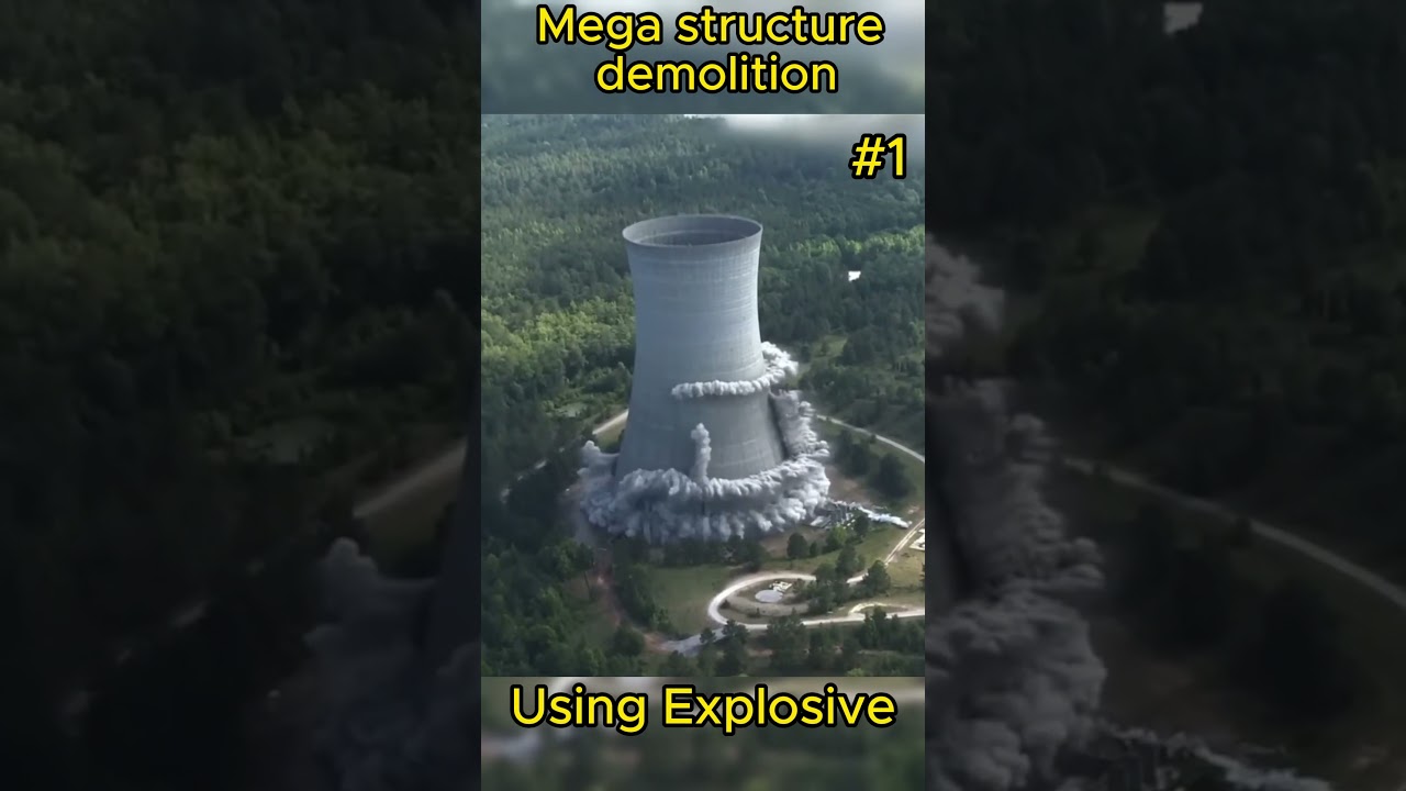Mega Structure Demolition Using Explosive 