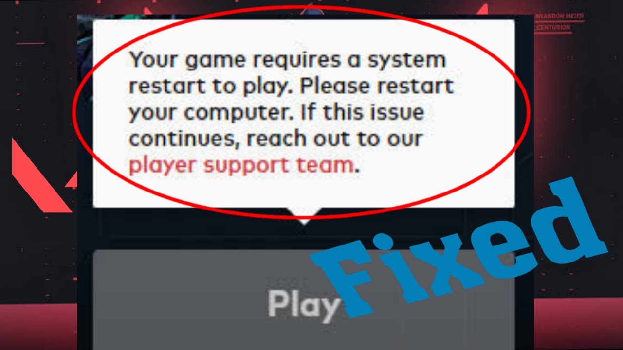 Your game requires a System restart to Play valorant. Your game requires a System restart to Play valorant что делать. Варзон мобайл please restart your game как исправить. Siemens Amira please restart Error.