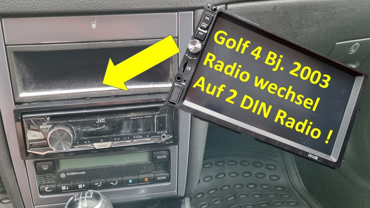 Golf 4 Radio wechsel auf 2DIN ! 