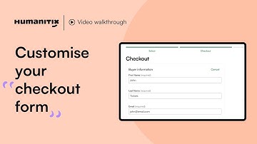 Customise your checkout form with checkout questions