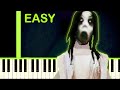 SLENDRINA THEME EASY Piano Tutorial