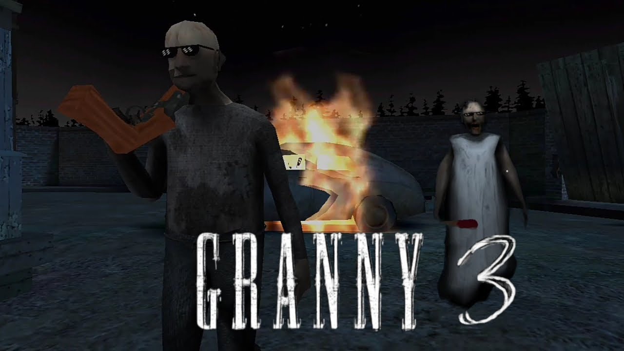 granny chapter 3 /only grandpa gameplay/👻👻 YouTube