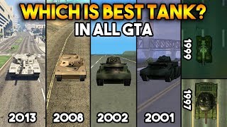 GTA : TANKS IN ALL GTA GAMES !! (WHICH IS BEST?) screenshot 1