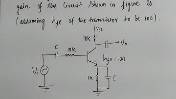 BJT AMPLIFIER | PREVIOUS YEAR QUESTION | ANALOG ELECTRONICS