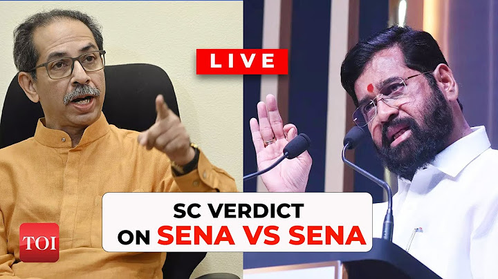 LIVE:  Shiv Sena vs Shiv Sena Supreme Court LIVE | Shinde Vs Uddhav Thackeray | Maharashtra politics