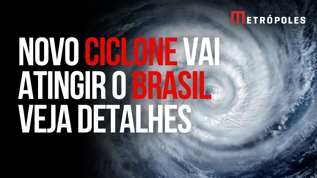 Ciclone extratropical vai atingir o Brasil com ventos de até 100km/h
