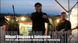 Video thumbnail of "Mikael Simpson & Sølvstorm - Elektronisk Blaa - 2019-07-31 - Christianshavns Bådudlejning, DK"