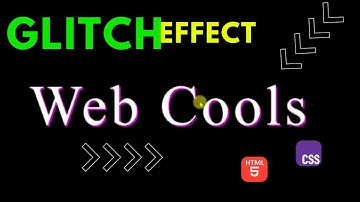 🎯 Create a Glitch Text Animation with HTML & CSS | Easy Web Design Effect