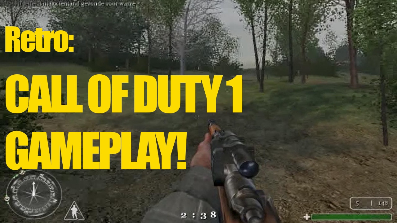Retro: Call of duty 1 epic multiplayer gameplay from 2004 no commentary ...