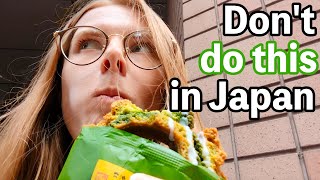 5 things to avoid in Japan when eating