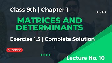 Lecture 10 | Chapter 1 | Complete Solution of Exercise 1.5 | Class 9th Math | Urdu/ Hindi