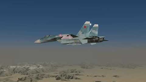 Lock On Flaming Cliffs 2 - Su33 - Refueling