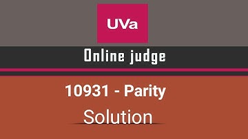 10931 - Parity | Uva Solution | HSTU Beginner contest | C++