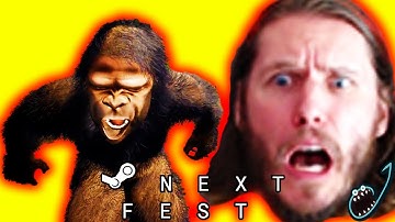 JERMA PLAYS 10 OBSCURE PC GAME DEMOS (Steam NextFest)