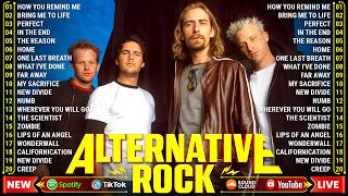 The Best Of 2000's Alternative Rock 🎶 Nickelback, Creed, Linkin Park, Coldplay, Green Day, Lifehouse