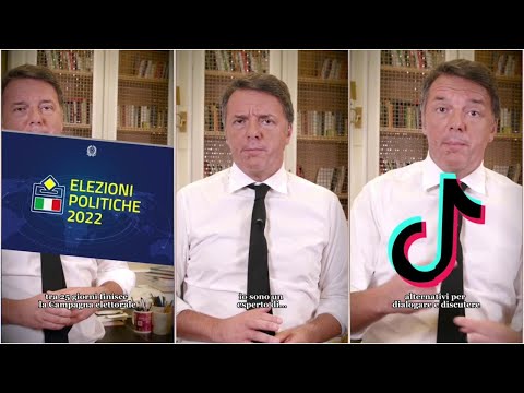 Renzi Debutta Su Tiktok: Per Molti Di Voi Sono Quello Di 'First Reaction Shock'
