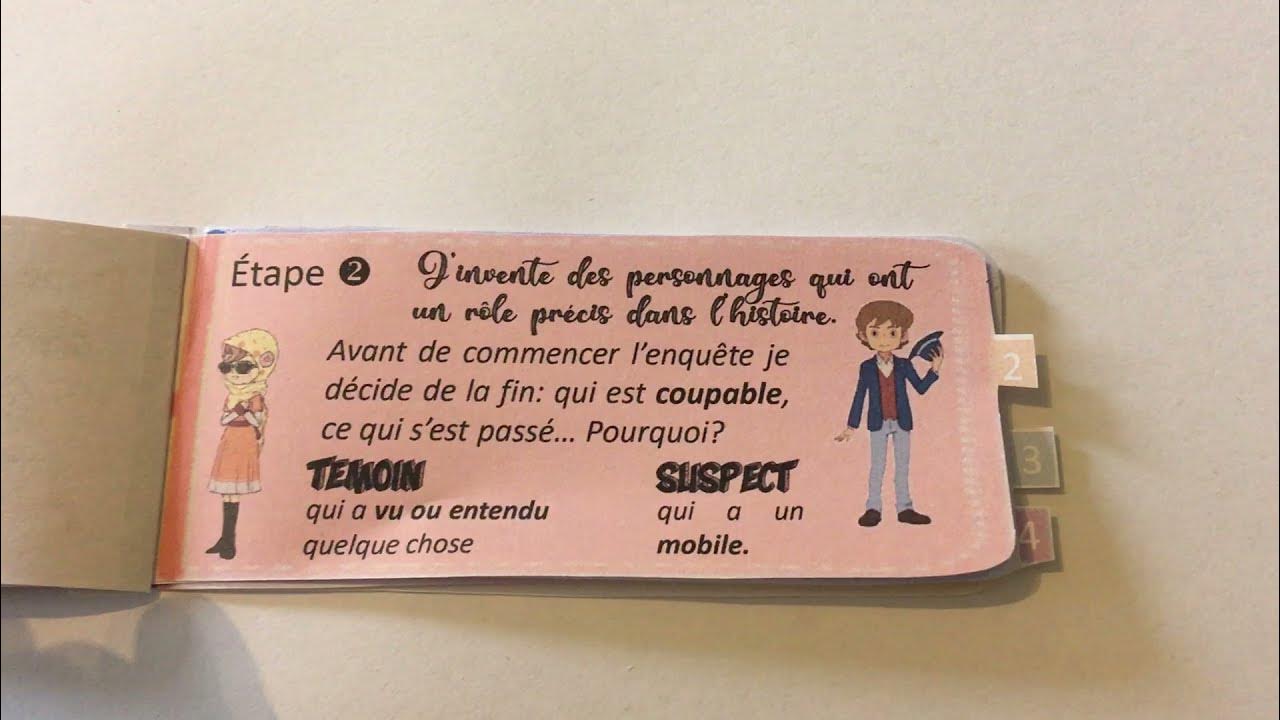 cartes étapes pour écrire une intrigue policière YouTube
