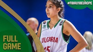 Bulgaria v Iceland - Full Game - Class 9-16 - FIBA U18 Women's European Championship 2017