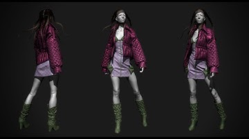 Creation of braids hair with Ornatrix, 3ds max and Zbrush