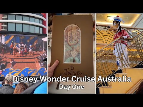 Disney Wonder Cruise in Australia! | Day 1 Melbourne to Hobart Maiden Voyage Video Thumbnail