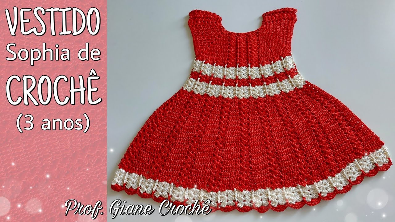 VESTIDO DE CROCHÊ INFANTIL: modelos e passo a passo!