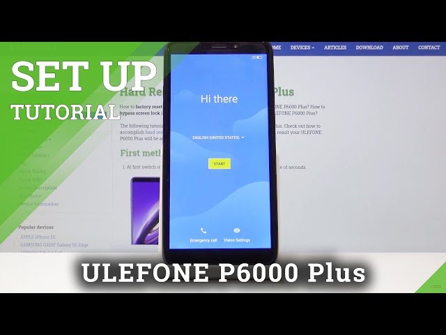 How to Activate & Configure ULEFONE P6000 Plus - Set Up Process