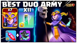 NEW META | Rc Charge Invisible Spell + Mass Super Witches 3 star Th14 CWL Base - Clash of Clans