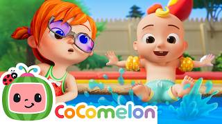 Pool Day with JJ! | 🥽 Swim and Splash Song | CoComelon Nursery Rhymes and Kids Songs