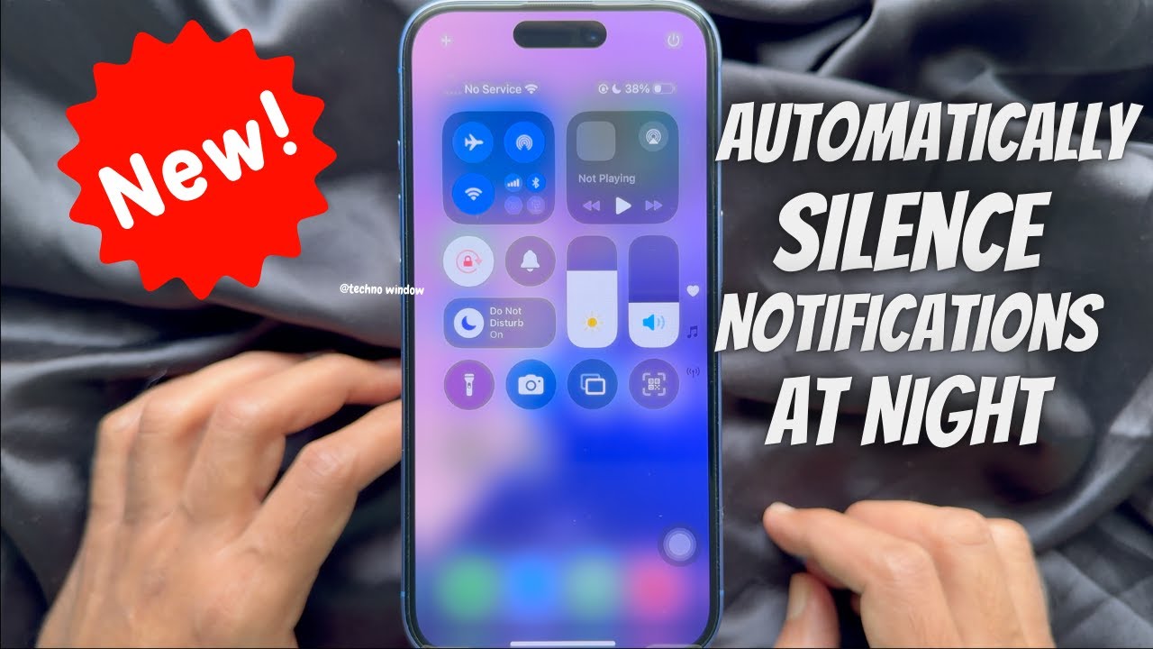 How to Automatically Silence Notifications on iPhone At Night - YouTube
