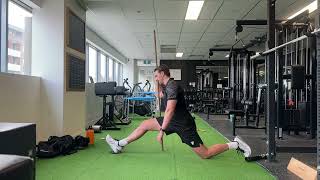 Mobility - Assisted Front Splits w slider & dowel