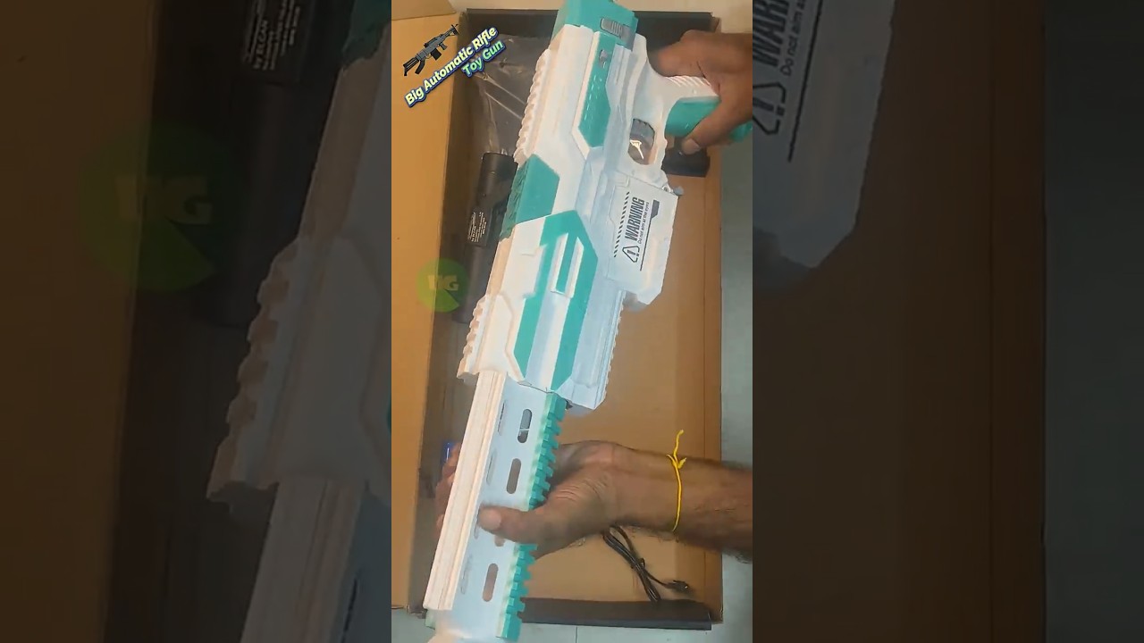 Big Automatic Rifle Toy Gun 😎|Storm Shooting Gun Unboxing & Assembly 