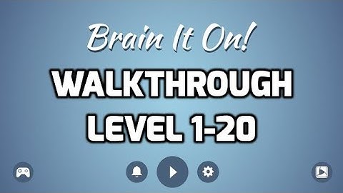 Brain it on level 2 to 20 Solved @Gamingtech4279